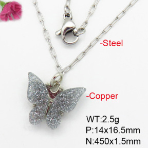 Fashion Copper Necklace  F7N400435aahl-G030
