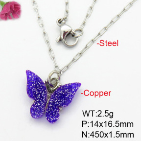 Fashion Copper Necklace  F7N400436aahl-G030