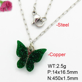 Fashion Copper Necklace  F7N400439aahl-G030