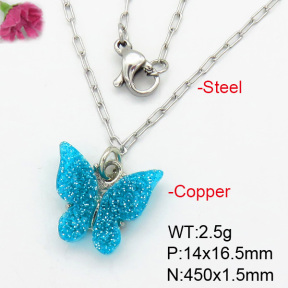 Fashion Copper Necklace  F7N400440aahl-G030
