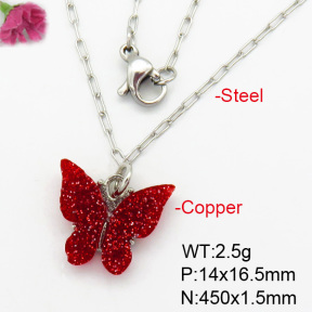 Fashion Copper Necklace  F7N400441aahl-G030