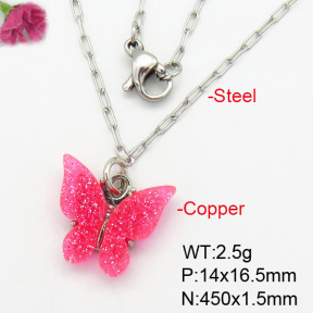 Fashion Copper Necklace  F7N400443aahl-G030
