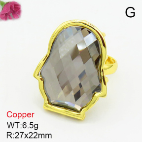 Fashion Copper Ring  F7R400103vbnb-G030
