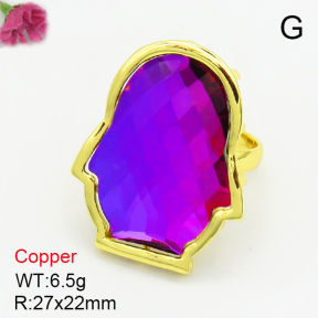 Fashion Copper Ring  F7R400107vbnb-G030