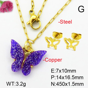 Fashion Copper Sets  F7S000551aahl-G030