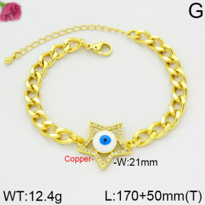 Fashion Copper Bracelet  F2B300049vhha-J111