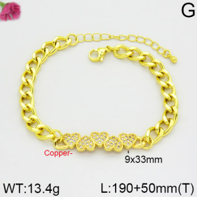Fashion Copper Bracelet  F2B400284vhha-J111