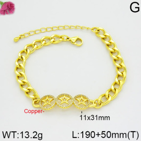 Fashion Copper Bracelet  F2B400285vhha-J111