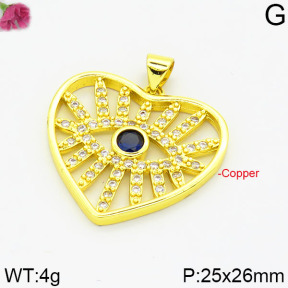 Fashion Copper Pendant  F2P300005bbov-J111