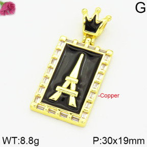 Fashion Copper Pendant  F2P300086bhva-J111