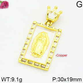 Fashion Copper Pendant  F2P300099bhva-J111