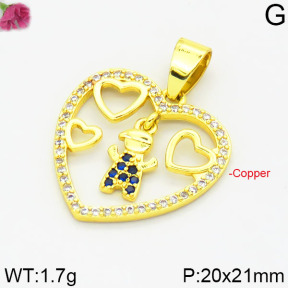 Fashion Copper Pendant  F2P400027vbmb-J111