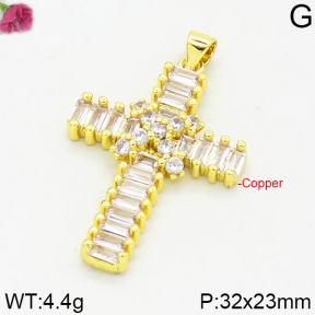 Fashion Copper Pendant  F2P400045bhva-J111