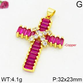 Fashion Copper Pendant  F2P400046bhva-J111