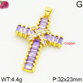 Fashion Copper Pendant  F2P400047bhva-J111