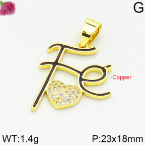 Fashion Copper Pendant  F2P400059vbnb-J111