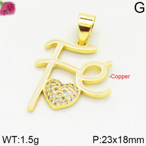 Fashion Copper Pendant  F2P400060vbnb-J111