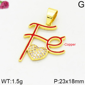 Fashion Copper Pendant  F2P400061vbnb-J111