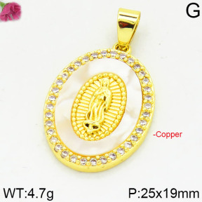 Fashion Copper Pendant  F2P400101bbov-J111