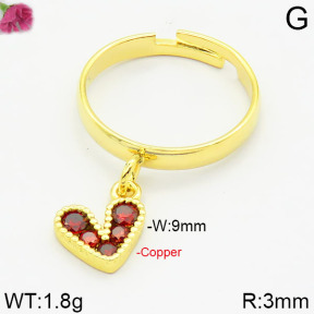 Fashion Copper Ring  F2R400352bbov-J134