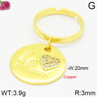 Fashion Copper Ring  F2R400382bhia-J134