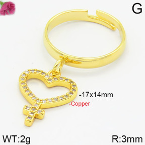 Fashion Copper Ring  F2R400408vhha-J134