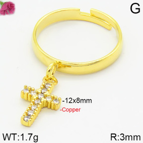 Fashion Copper Ring  F2R400412bhia-J134