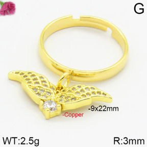 Fashion Copper Ring  F2R400418bhia-J134