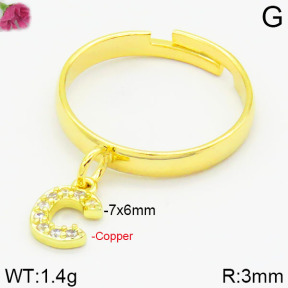 Fashion Copper Ring  F2R400423bbov-J134