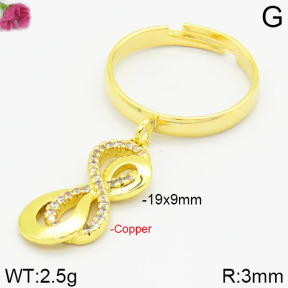 Fashion Copper Ring  F2R400424bhia-J134