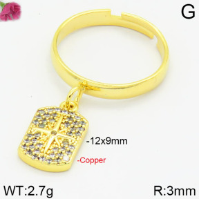 Fashion Copper Ring  F2R400426vhha-J134