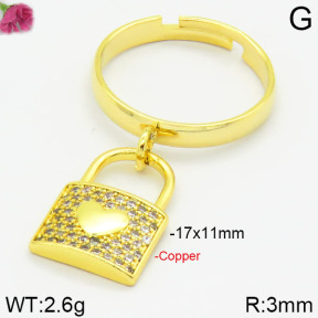 Fashion Copper Ring  F2R400438bhia-J134