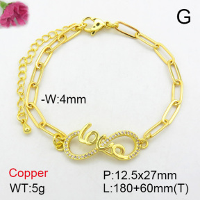 Fashion Copper Bracelet  F7B400082vbnb-L024