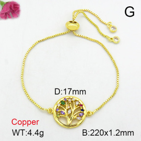 Fashion Copper Bracelet  F7B400085bbml-L024