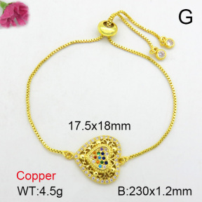Fashion Copper Bracelet  F7B400096bbml-L024