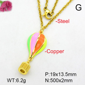 Fashion Copper Necklace  F7N300123aajl-L024