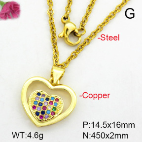 Fashion Copper Necklace  F7N400448avja-L024