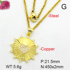 Fashion Copper Necklace  F7N400449aajl-L024