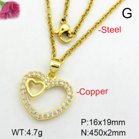 Fashion Copper Necklace  F7N400451aajl-L024