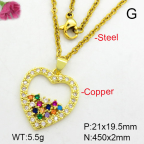 Fashion Copper Necklace  F7N400452aajl-L024