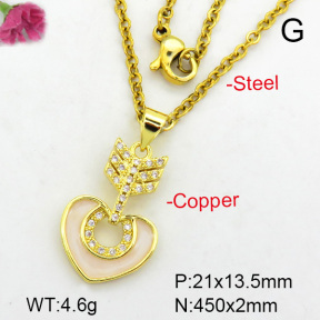 Fashion Copper Necklace  F7N400457aajl-L024