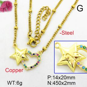 Fashion Copper Necklace  F7N400459avja-L024