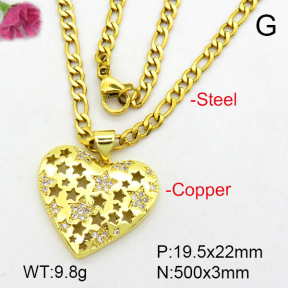 Fashion Copper Necklace  F7N400460avja-L024