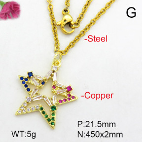 Fashion Copper Necklace  F7N400461aakl-L024