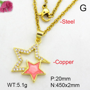 Fashion Copper Necklace  F7N400463aajl-L024