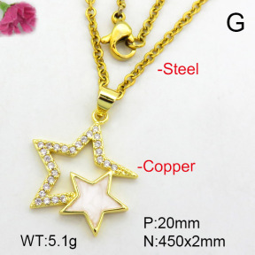 Fashion Copper Necklace  F7N400465aajl-L024
