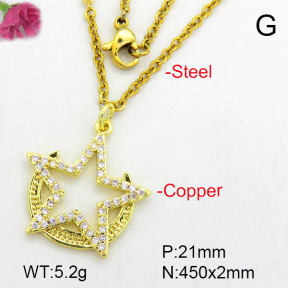 Fashion Copper Necklace  F7N400467aajl-L024