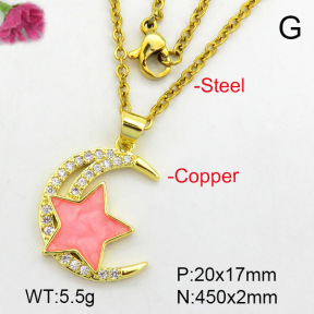 Fashion Copper Necklace  F7N400471aajl-L024