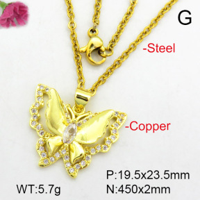 Fashion Copper Necklace  F7N400478baka-L024