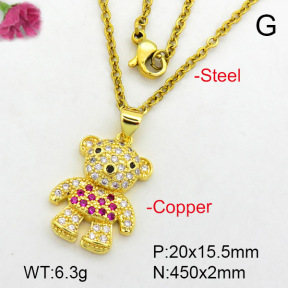 Fashion Copper Necklace  F7N400480aajl-L024